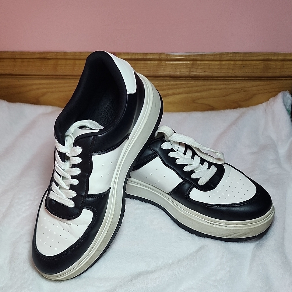 Black and White Sneakers